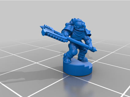 champion axeman killmeforprizes 3d print model - Mito3D