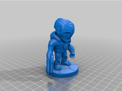 possessed soldier collectible uzarran 3d print model - Mito3D