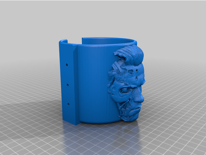 porta caneca pinball Wilson 3d impressão 3d print model - Mito3D