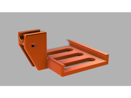 anycubic i3 mega soporte paraca cable cama calentador apoyo eferbel 3d print model - Mito3D