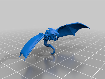 volador serpiente loco pata perro 3d print model - Mito3D