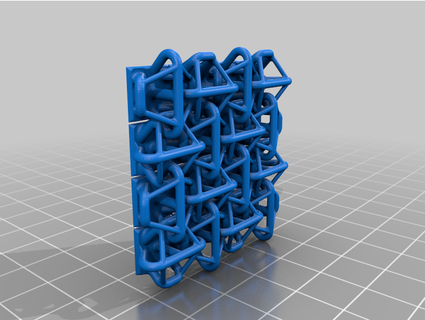asymétrique cotte mailles tissu cchristy 3d print model - Mito3D