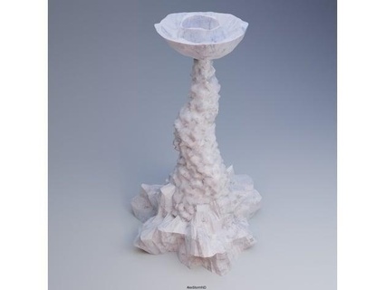 fundido mármol candlestickv2 alextormenta 3d print model - Mito3D
