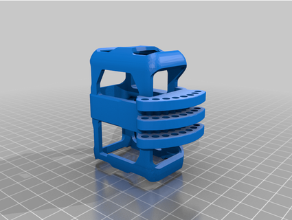 dürtücü tepe eğilebilir gopro 5 6 7 destek çılgın köpek 3d print model - Mito3D