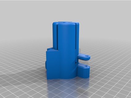 mp voxel flashforge aventureiro 3 filamento Colorizador arma 3d print model - Mito3D