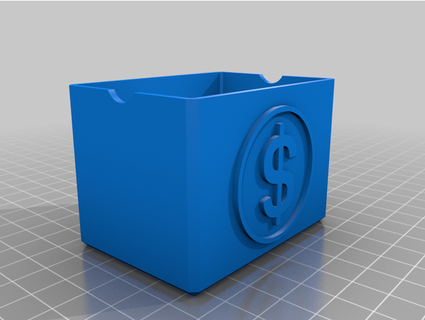 simple money box rene2202 3d print model - Mito3D