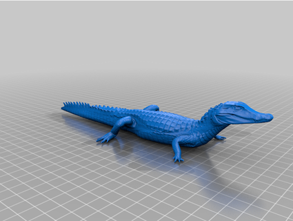 smooth-fronted caiman natural history museum vienna enzi1984 3d print model - Mito3D