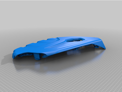 ford fiesta st engine cover 2015 hammondparis 3d print model - Mito3D