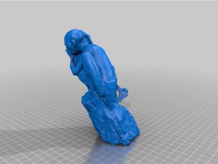 Gollum generiert Revopoint Pop 3d print model - Mito3D