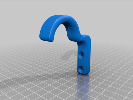 curtain rod hooks po3plestorm 3d print model - Mito3D