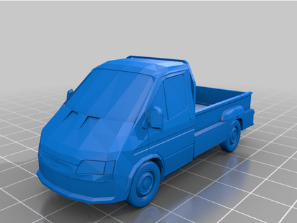 ford transit flareside pickup stephen67 3d print model - Mito3D