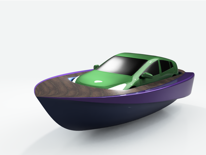 module voiture bateau vorobej72 3d print model - Mito3D