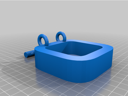 rubix cubo suporte 2 partes builder500 3d print model - Mito3D