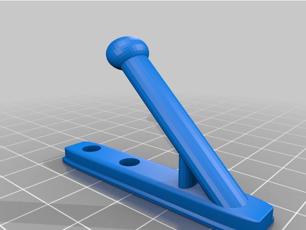 einfacher kleiderhaken Dirksbastelbude 3D print model - Mito3D