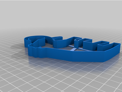 mammut cookie cutter chesterart 3d print model - Mito3D
