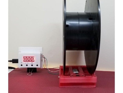 low profile spool holder scale ksihota 3d print model - Mito3D
