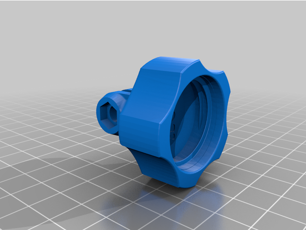 tapa botella soporte gopro garrafa boné suporte Mirko 3D print model - Mito3D