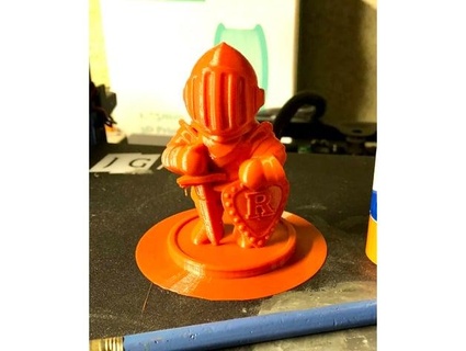 rutgers scarlet knight mojobari 3d print model - Mito3D