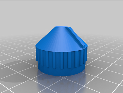 conical knob donf99 3d print model - Mito3D
