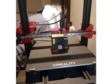 cr-10s v2 x-axis linear rail mount theredjeepguy 3d print model - Mito3D