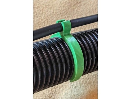 tubo flessibile clip rcher tappeto più pulito se4001 toto w 3d print model - Mito3D
