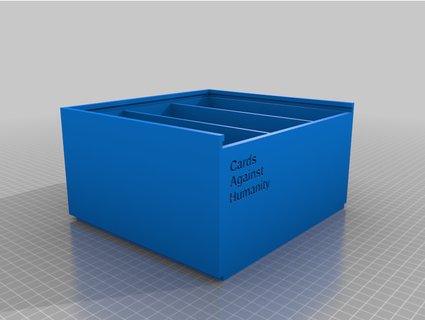 cartas humanidade empilhável caixa ddtstudio 3d print model - Mito3D