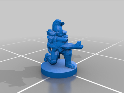 old space dweller angrymen thezomby 3d print model - Mito3D