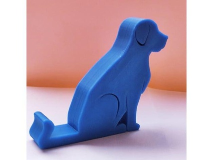 Katze Hund Telefon Stand breiter Spalt kürzer Schwanz Marsmol 3d print model - Mito3D