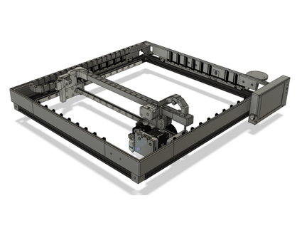 railcore ii cabo gestão quadro ferramentas recinto hemera warpster 3d print model - Mito3D