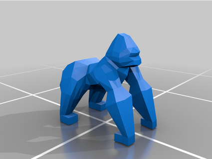gorila cã yao 3d print model - Mito3D