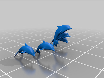 Delphin Khan yao 3d print model - Mito3D