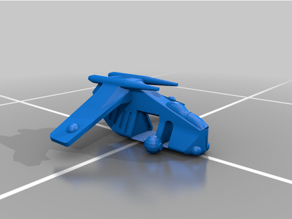 simple republic gunship mechaboys 3d print model - Mito3D
