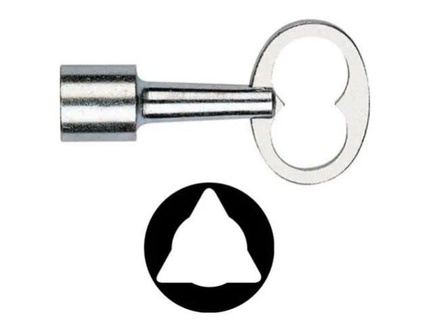clave triangular chave quarenta 3d print model - Mito3D