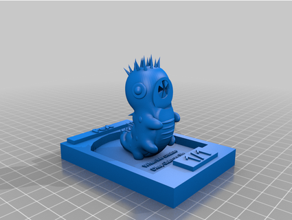 mtg parassita creatura gettone jklove 3d print model - Mito3D