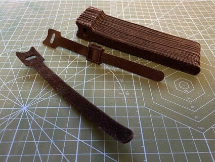 wiederverwendbar Postleitzahl Krawatte Anker klett kabelbinder Halfter glenmich 3d print model - Mito3D