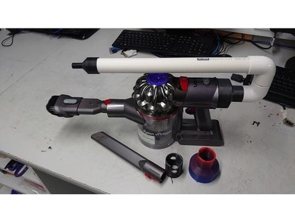 Dyson v7 blower180 holman 25mm cloruro polivinilo tubo bigthermalboy 3d print model - Mito3D