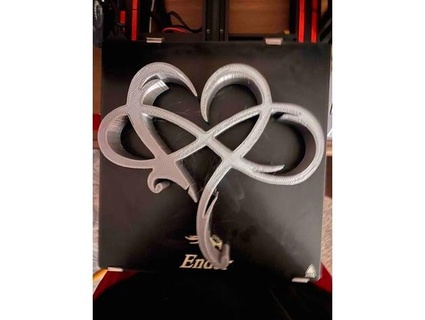 infinity heart wall art rdbischoff 3d print model - Mito3D