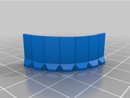 texas barrier curved smprgumbi 3d print model - Mito3D