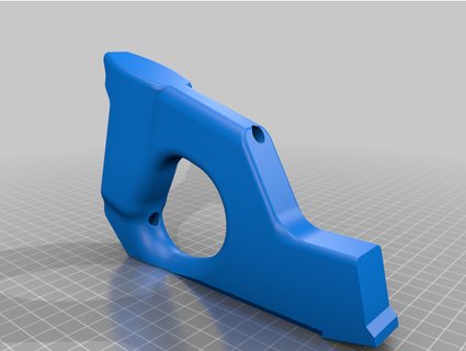 eğimli açılı mag vaşak küçük parmak deliği stok mevcut domuzcuk 3d print model - Mito3D