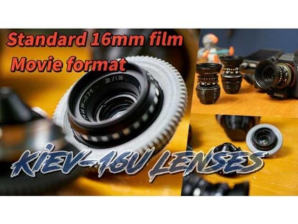 soviet vintage movie lenses 16mm film keiv-16u mir-11m 2 12 vega7-1 20 tair-41m 50mm donotlean 3d print model - Mito3D