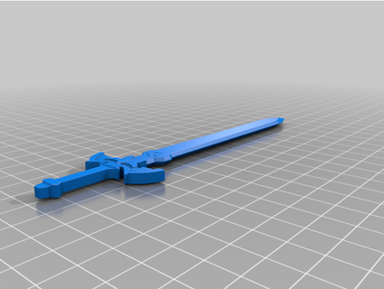 master sword wip tonyshields 3d print model - Mito3D
