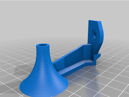 simple omnidirectional filament guide tevo tornado gold grrr123 3d print model - Mito3D