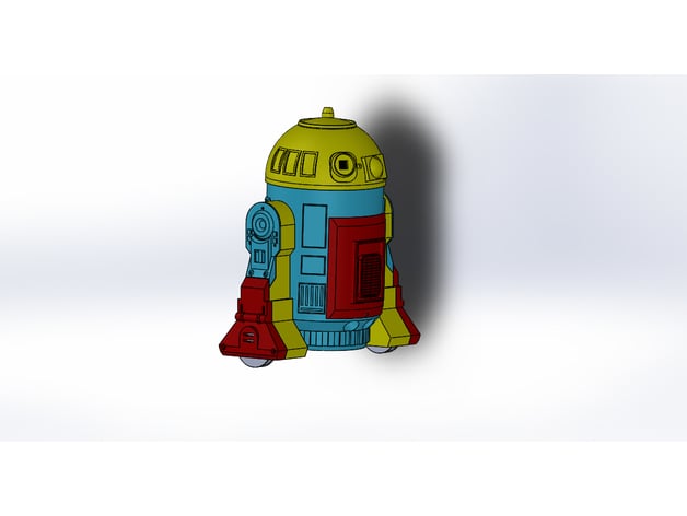 r2d2 testa unsacorp 3D print model - Mito3D