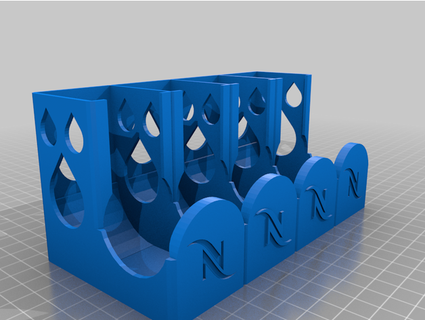nespresso dispensador 4 tubos previene capsulas disparar sebbbb 3d print model - Mito3D