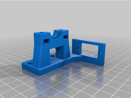 e3d hotend mount folgertech raspbian 3d print model - Mito3D