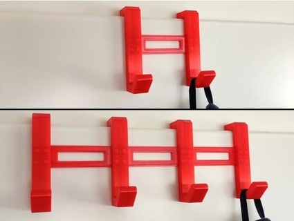door hooks expandable r-haken erweiterbar philipphee 3d print model - Mito3D