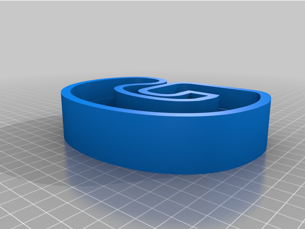 conduziu Marquee limpar limpo 3D print model - Mito3D