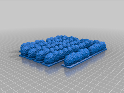 arbustos lluviatranquila 3d print model - Mito3D