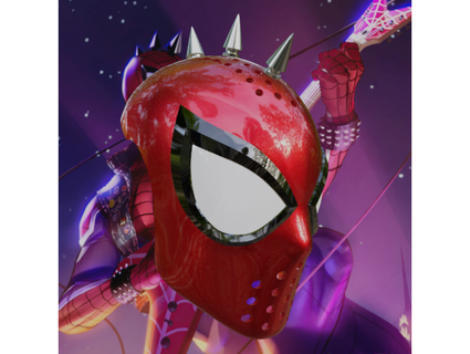 spider-punk v2 inspired face shell budwin 3d print model - Mito3D