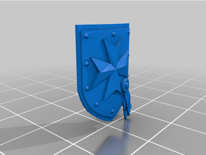 shields templar storm sacrusmundus 3d print model - Mito3D